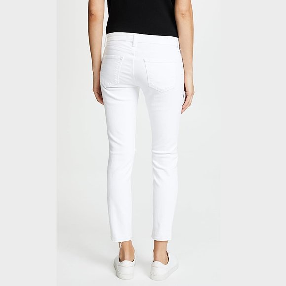 ARITZIA | J Brand Cropped White Skinny Jeans 25 - Picture 2 of 14